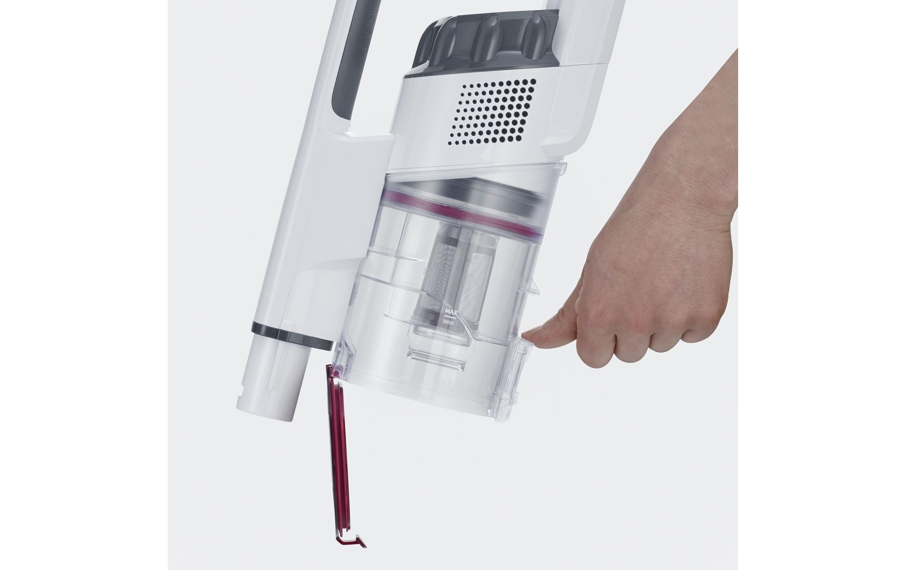 Akku-Hand- und Stielsauger HV 7152 Rot/Weiss<br>Kabelloser Hand- und Stielsauger
