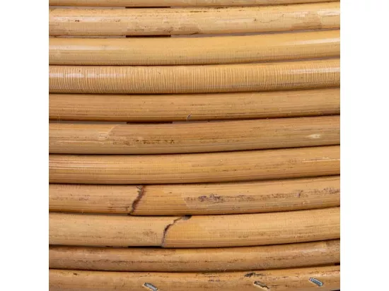 Panier rond en bambou 24x24x13h cm