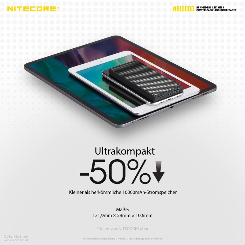 Nitecore Powerbank NB 10000 mAh