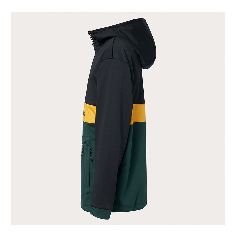 Oakley TNP NOSE GRAB SOFTSHELL - Veste Homme black/hunter green