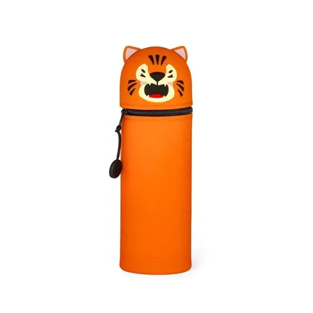 Legami 2-in-1-Federmäppchen aus Silikon - Kawaii: Tiger