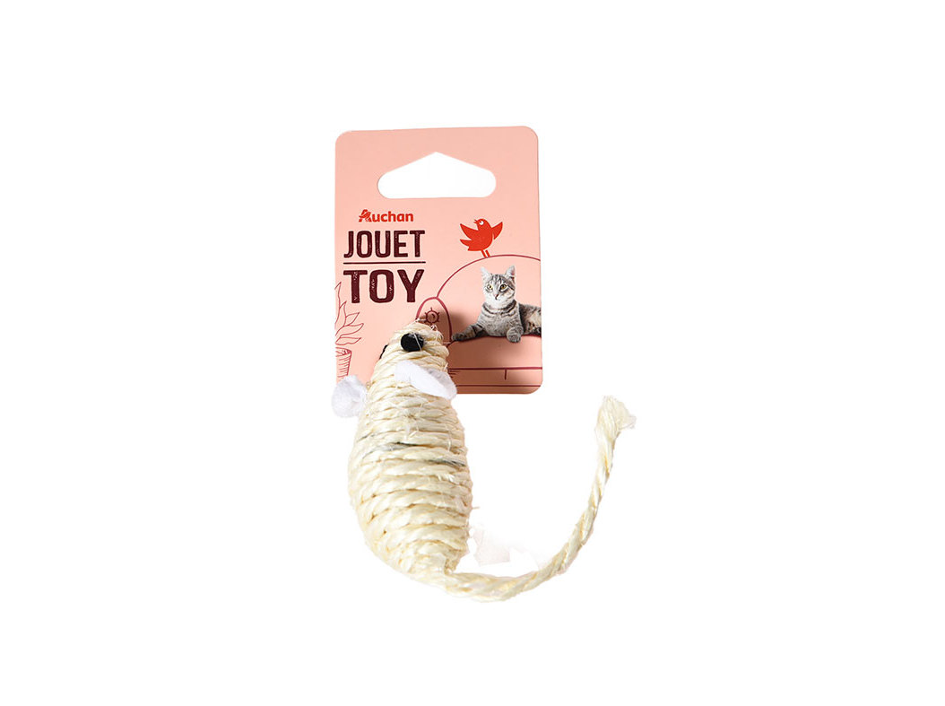 RATINHO SISAL AUCHAN NATURAL 6.3CM