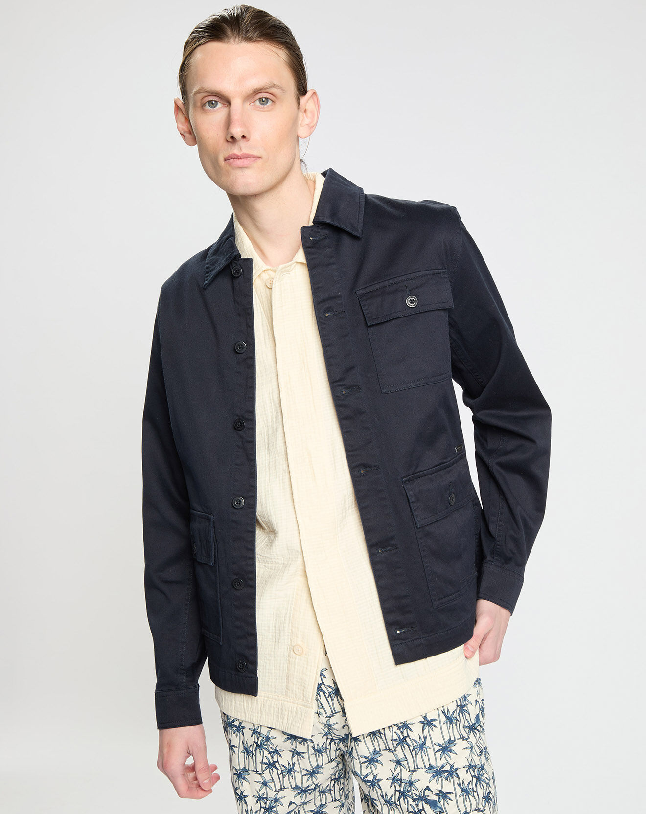 Scotch & Soda Veste Field bleu marine