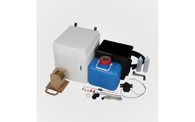 Biotioo 2.0 RL Trockentrenntoilette mit Kompostierfunktion 10 Liter Urintank 25 Liter Feststoffbehälter