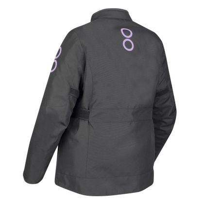 Blouson Bering LADY PAMELA QUEEN SIZE - Noir / Rose