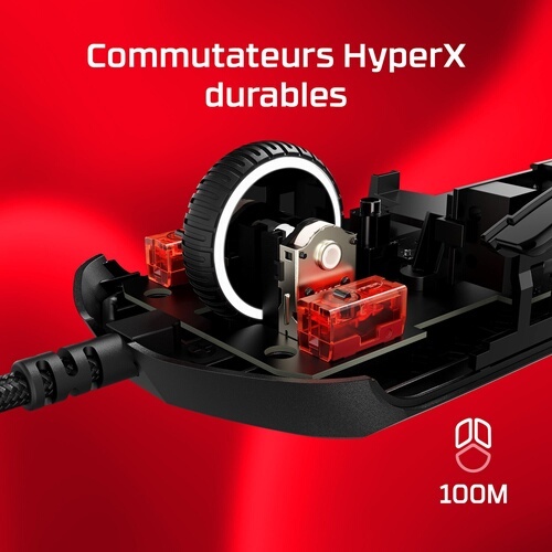 Souris Hyper X Souris gaming Pulsefire Haste 2 Noir