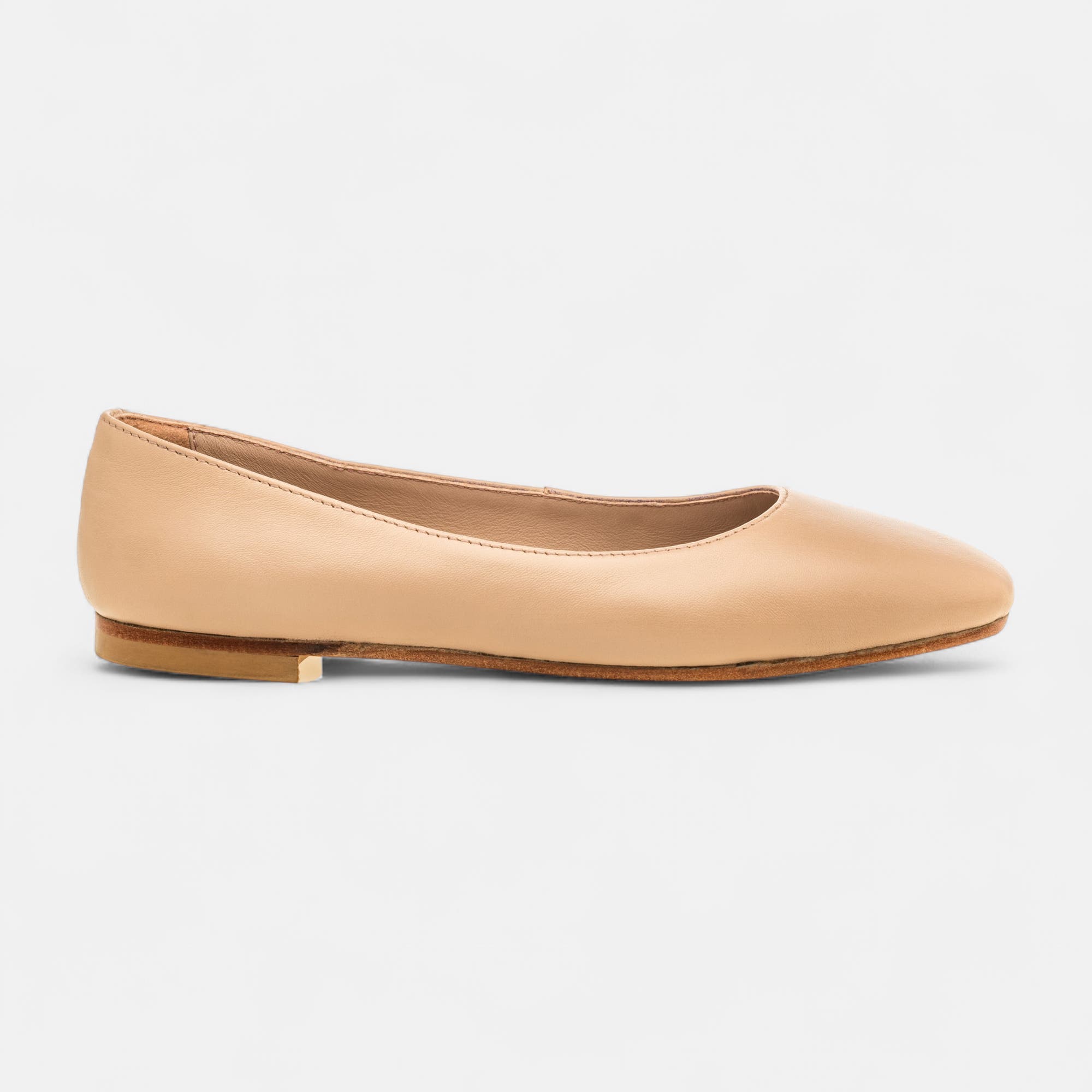 Ballerines Femme en cuir neutre