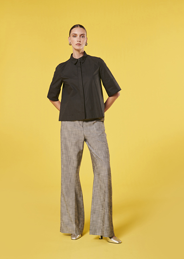 Chemise Camillenoire à pois