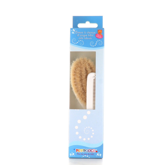 Estipharm Petipouce Brosse et peigne à cheveux pour bébé