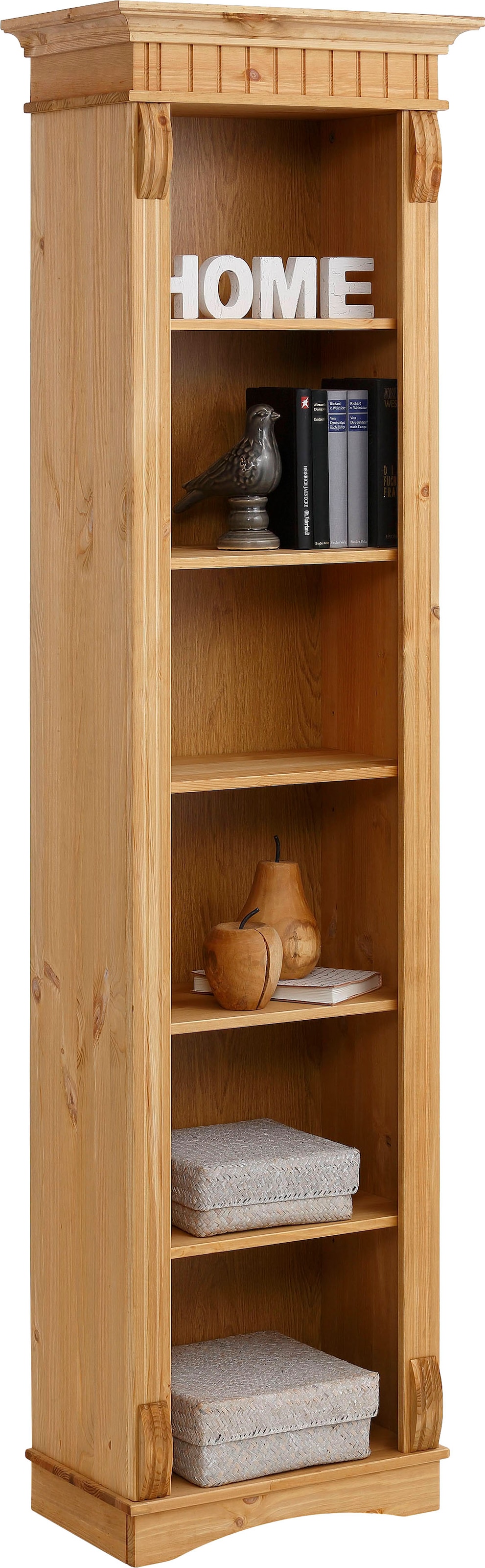 Home affaire Standregal »Teresa« Masse (B/T/H): 52/33/193 cm,  Höhe 193 cm, aus massiver Kiefer, FSC®