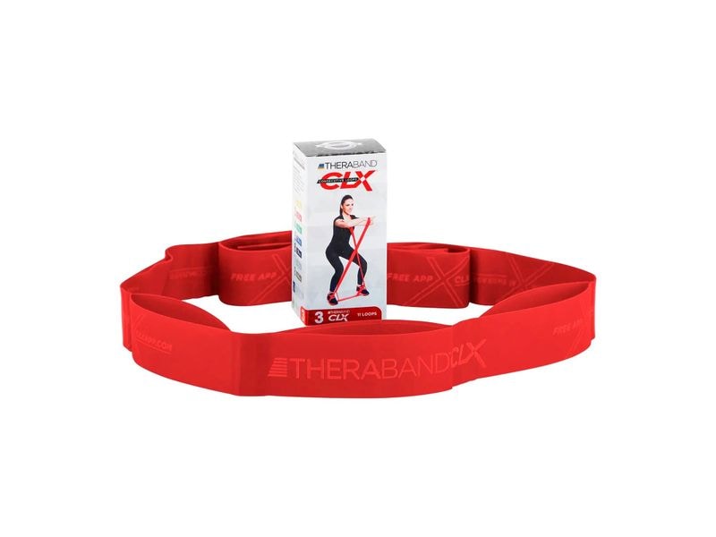 Thera-Band Fitnessband CLX 2er Set, Leicht Übungsband