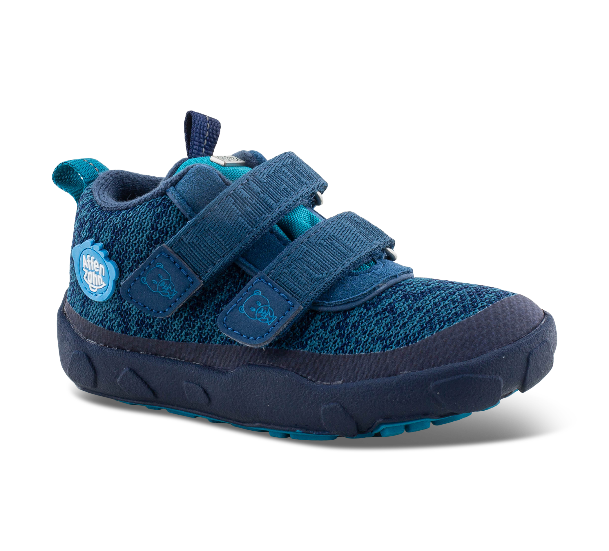 Affenzahn Lowboot Knit Happy - Klettschuhe