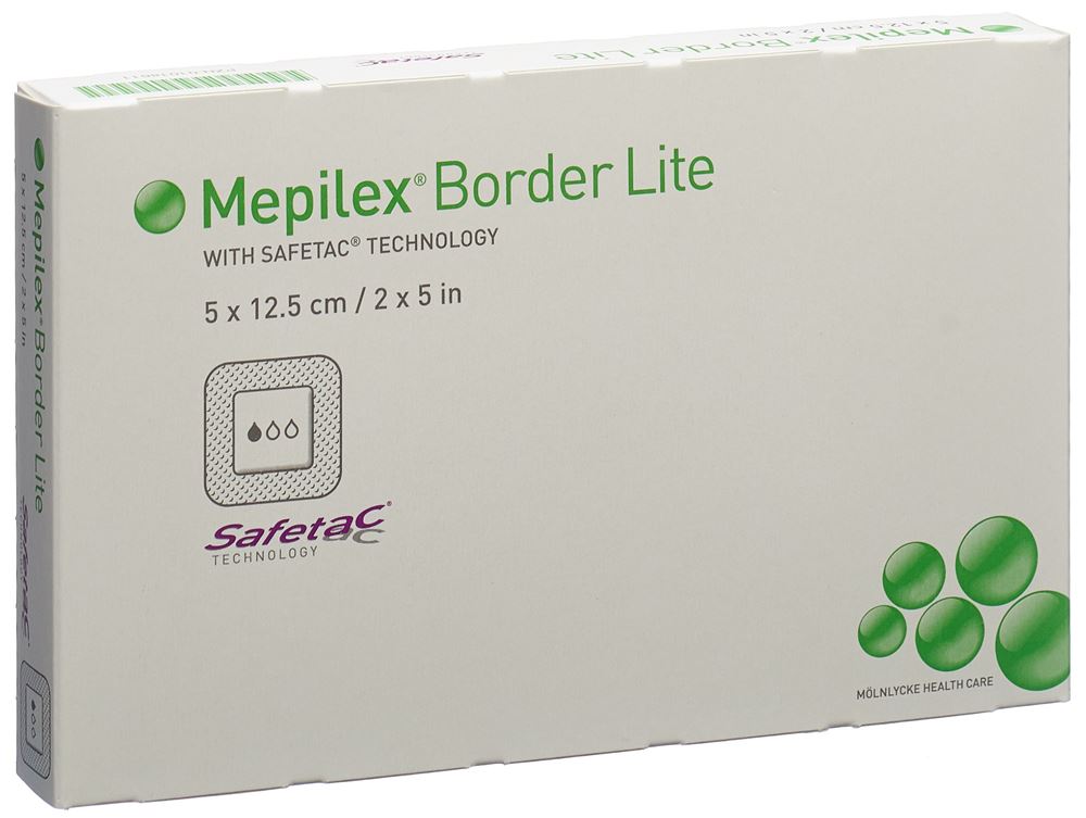 MEPILEX Border Lite Silikonschaumverband 5x12.5cm # 5 Stk