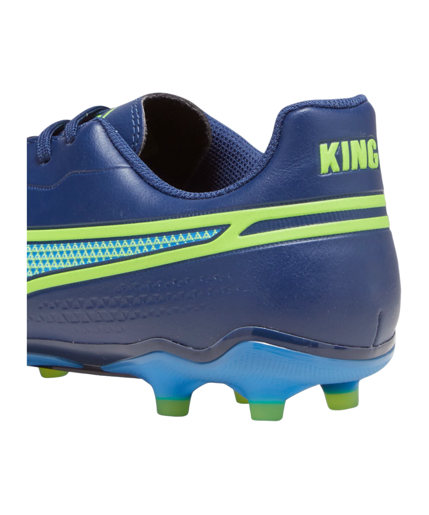 PUMA KING Match FG/AG Gear Up Blau Grün F02