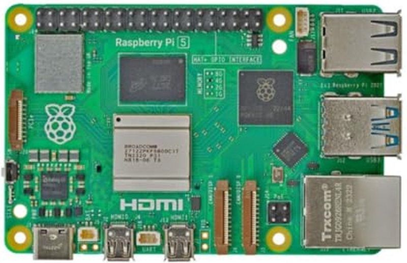 Raspberry Pi 5 - PC - Zwart - 2.4GHz Quad-Core - 64-Bit Arm Cortex-A76