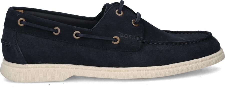 Boss Lage Sneakers Titanium Runn Trainers Dark Blue