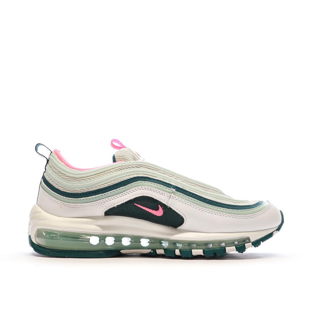 Nike Baskets Vert/Rose Junior Nike Air Max 97 BG