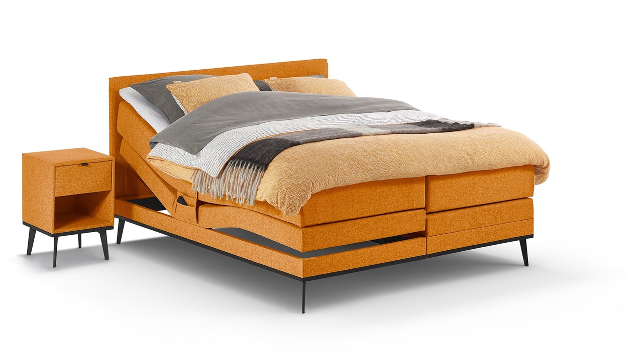 Elektrische boxspring Viggo adore goud