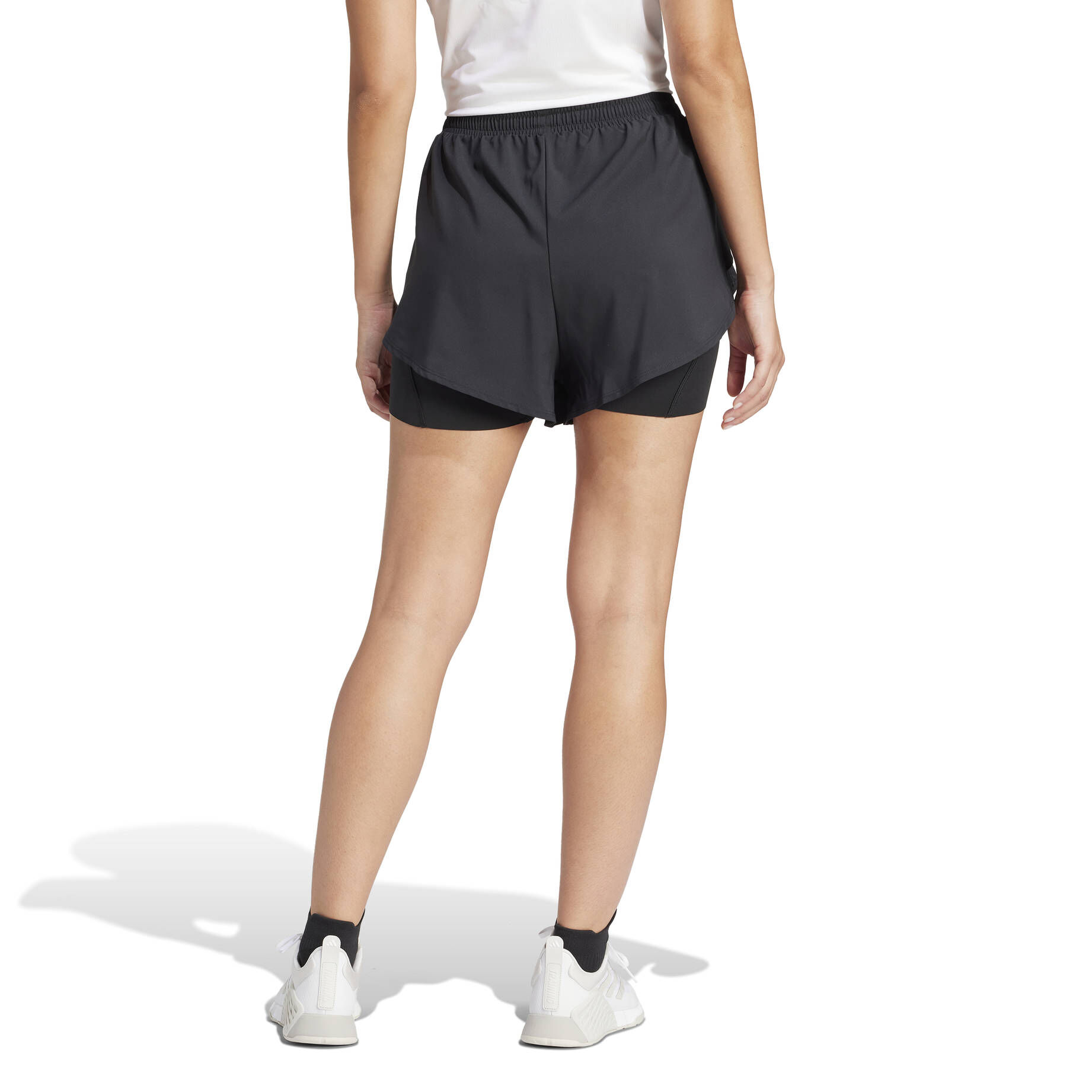 adidas Performance| Damen Trainingsshort  WATER-REPELLENT DESIGNED FOR TRAINING 2IN1SH