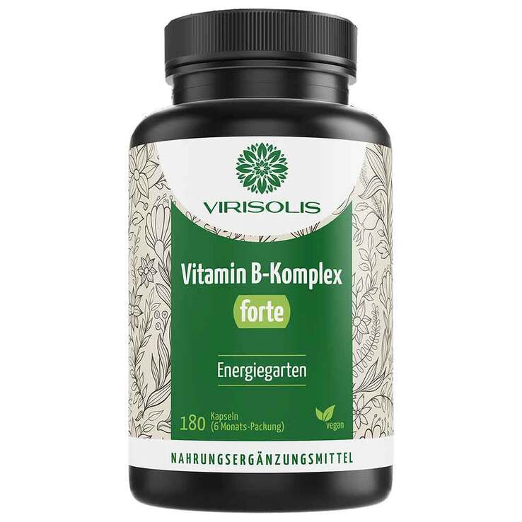 Virisolis Vitamin B-Komplex Forte 6-Mon.vegan Kapseln , 180 St