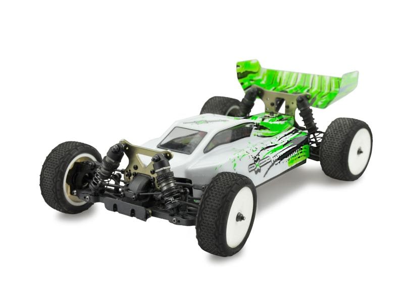 Amewi Buggy EVO-X 6000 Competition, Grün RTR, 1:10 Racing-Buggy mit einstellbarem Fahrwerk und Brushless Antrieb