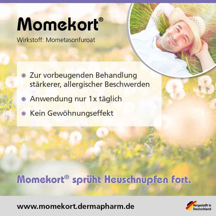 Momekort 50 µg / Sprühst. Nasenspray Suspension, 18 g