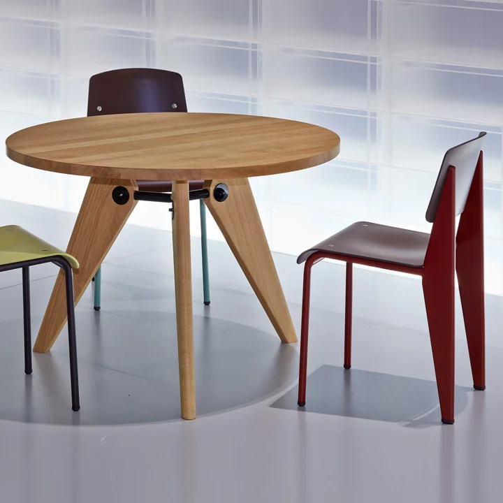 Vitra - Guéridon Esstisch, Ø 90 cm, Eiche geölt