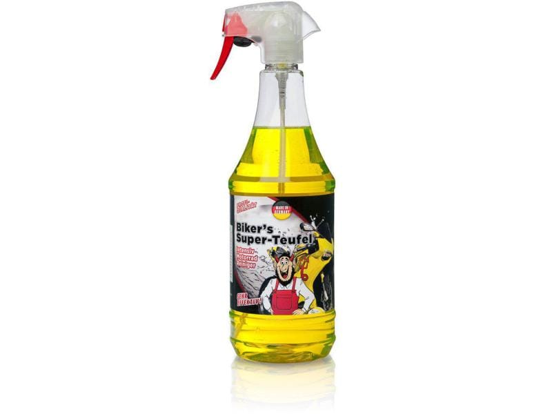 TUGA CHEMIE Motorrad Reiniger 1000 ml Biker´s Super-Teufel Hochwirksames Reinigungs-Gel für die Säuberung von Zweirädern