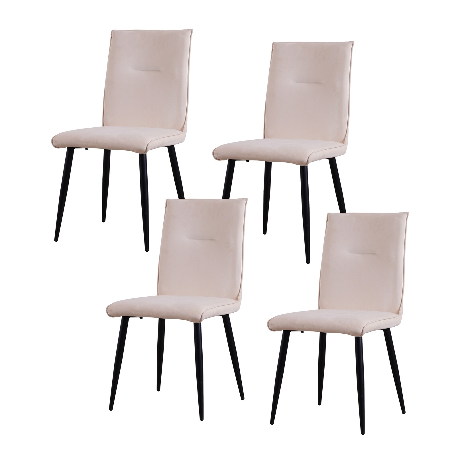 HTI-Living Stuhl Salinas Velvet Creme