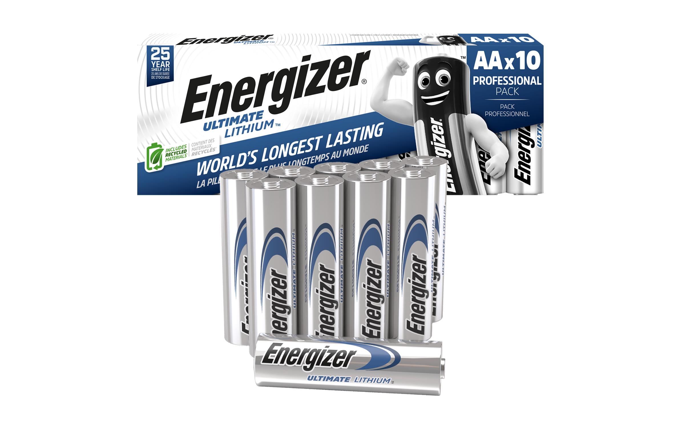 Batterie Ultimate Lithium AA , 10 StückTyp LR6 / AA / Mignon, 10 Stück
