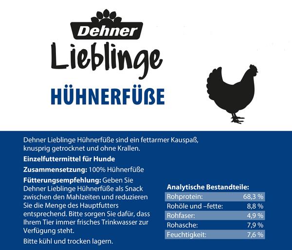 Dehner Lieblinge Hundesnack Hühnerfüße