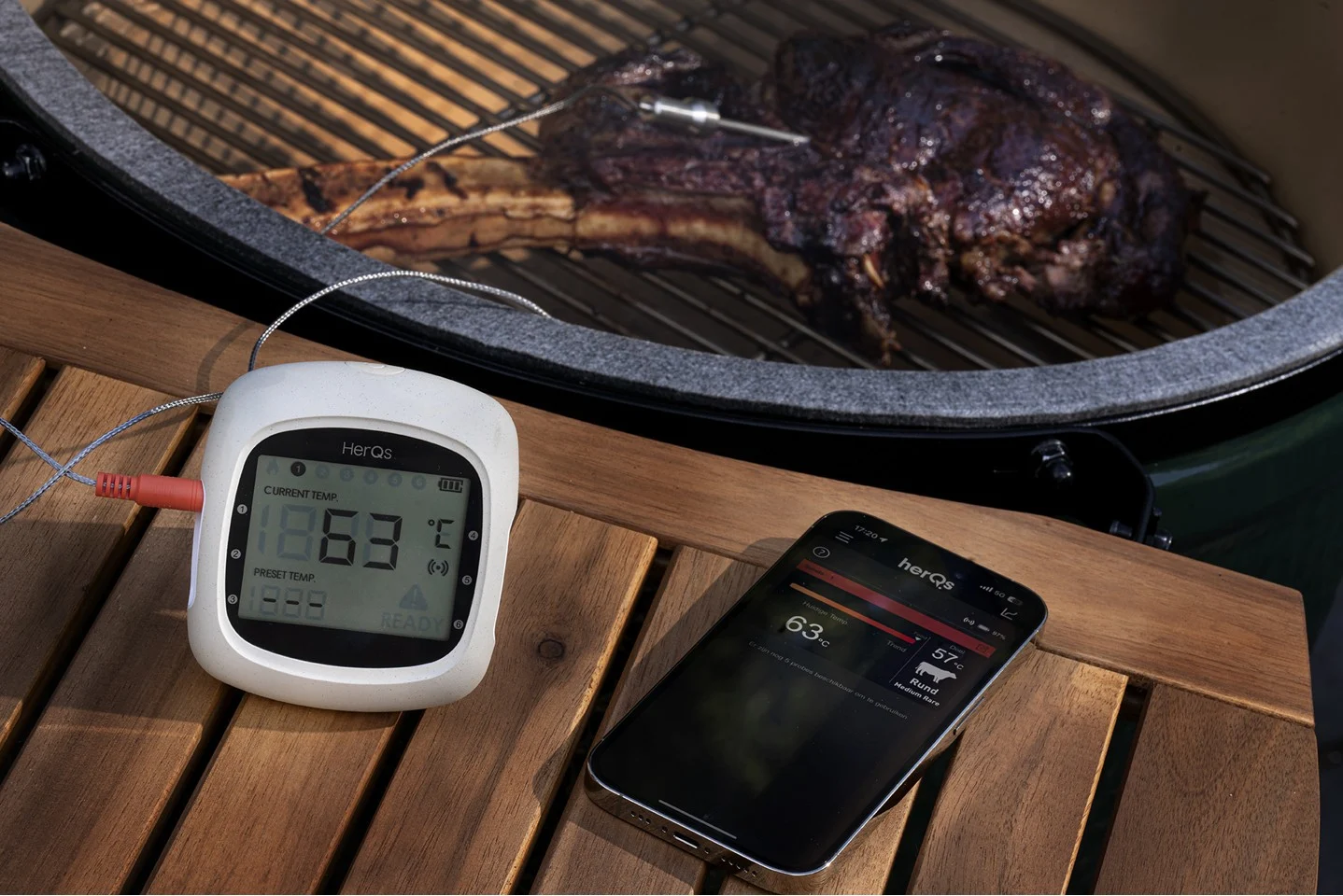 HerQs - EasyBBQ - Wireless Grill Thermometer