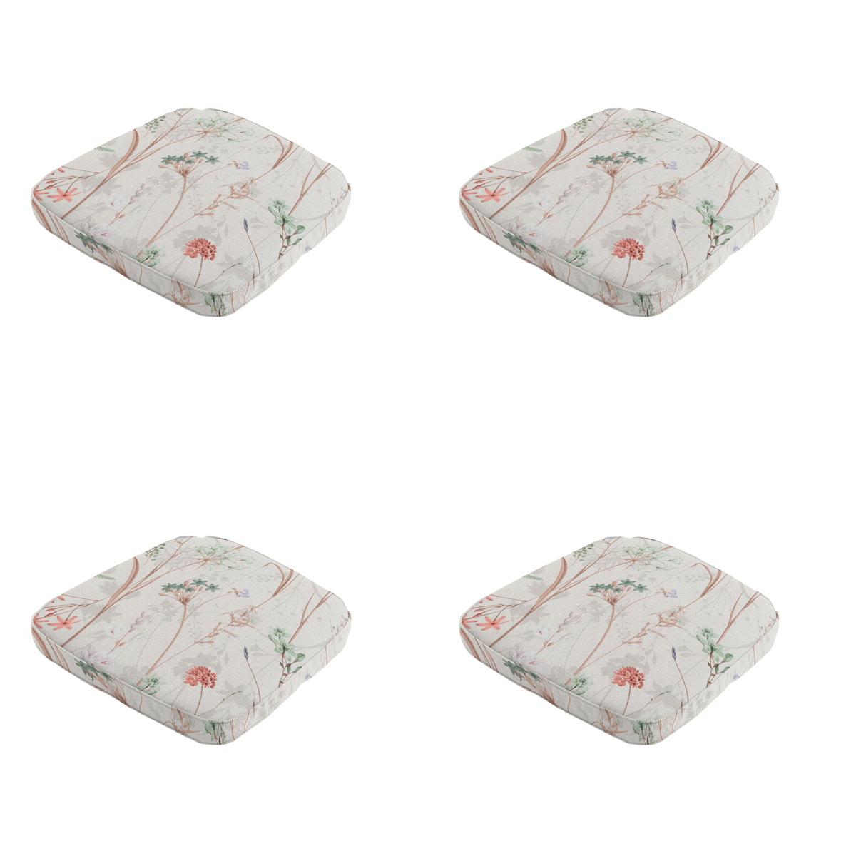 Madison Donna natural canvas eco+ Zitkussen - Set van 4