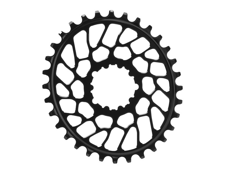 Absolute Black Klinge 30T Oval Direkte Montering BB30