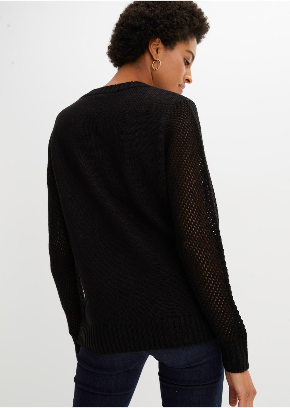 Pull avec effet résille
