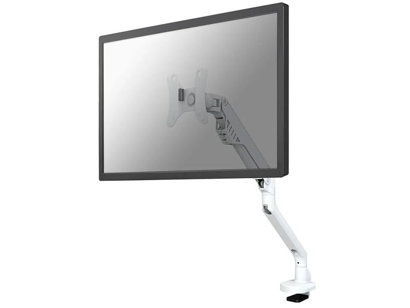 NEOMOUNTS Tischhalterung FPMA-D750WHITE2 bis 8 kg – Weiss Tischhalterung für Flachbildschirme bis 32