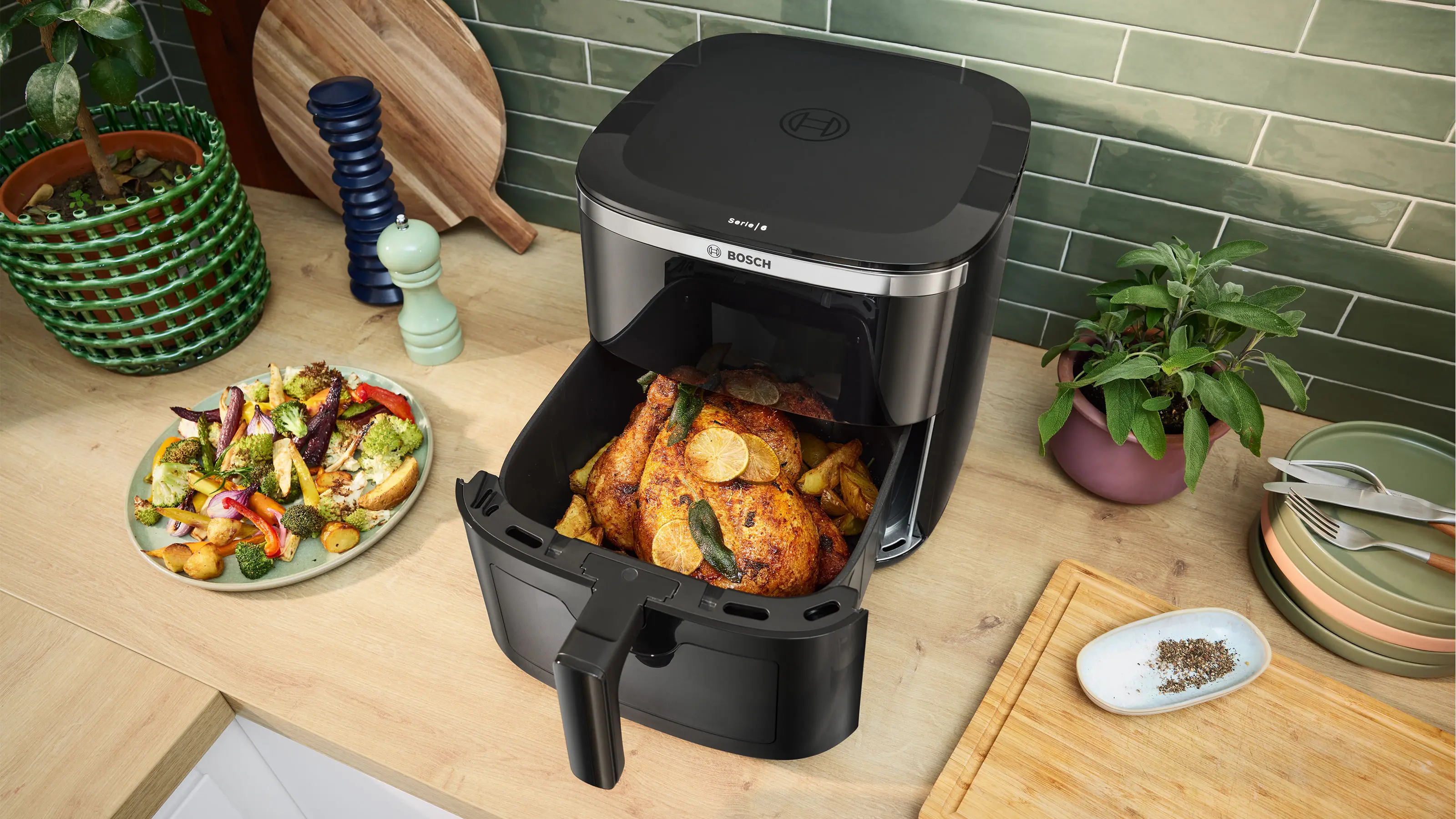 Serie 6 Air Fryer Zwart