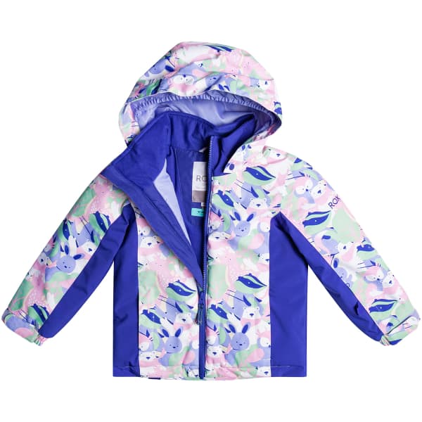 Veste de ski ROXY SNOWY TALE JK BRIGHT WHITE MOUNTAINS LOCALS