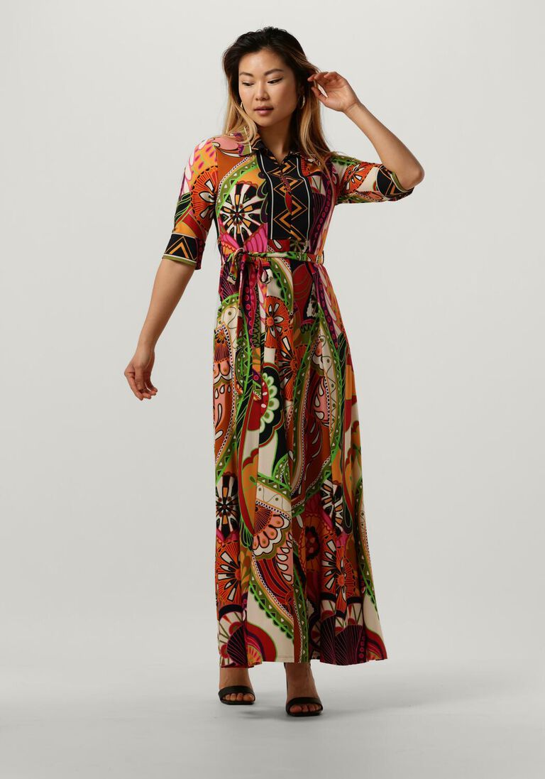 VANILIA multi vanilia maxi jurk flowy fun dress