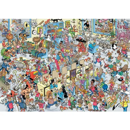 Jumbo Spiele Puzzle - Jan van Haasteren: Friseur, 1000 Teile