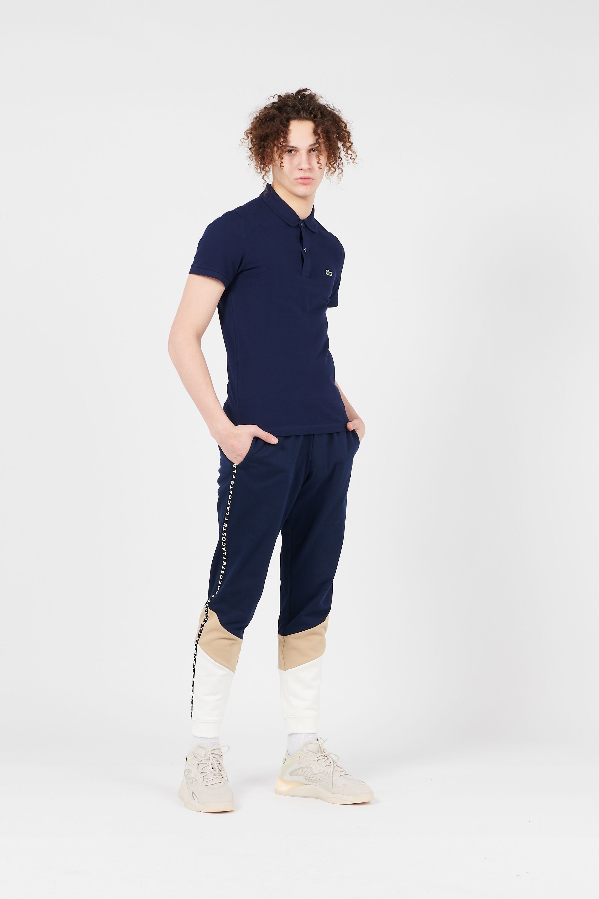 LACOSTE Polo slim-fit en coton Bleu