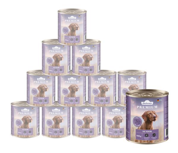 Dehner Premium Nassfutter für Hunde Senior,