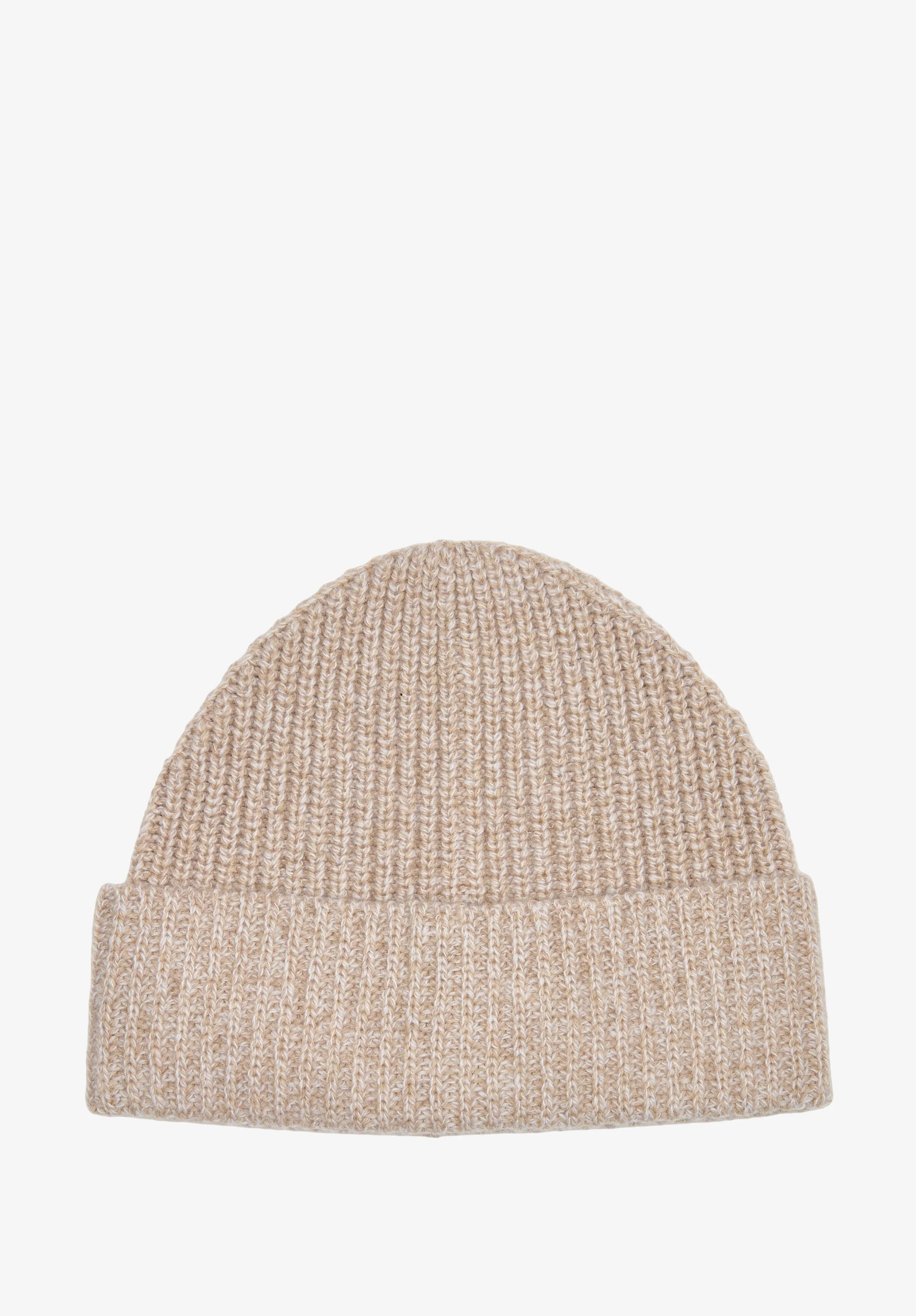 Bonnet en cachemire - Beige chine