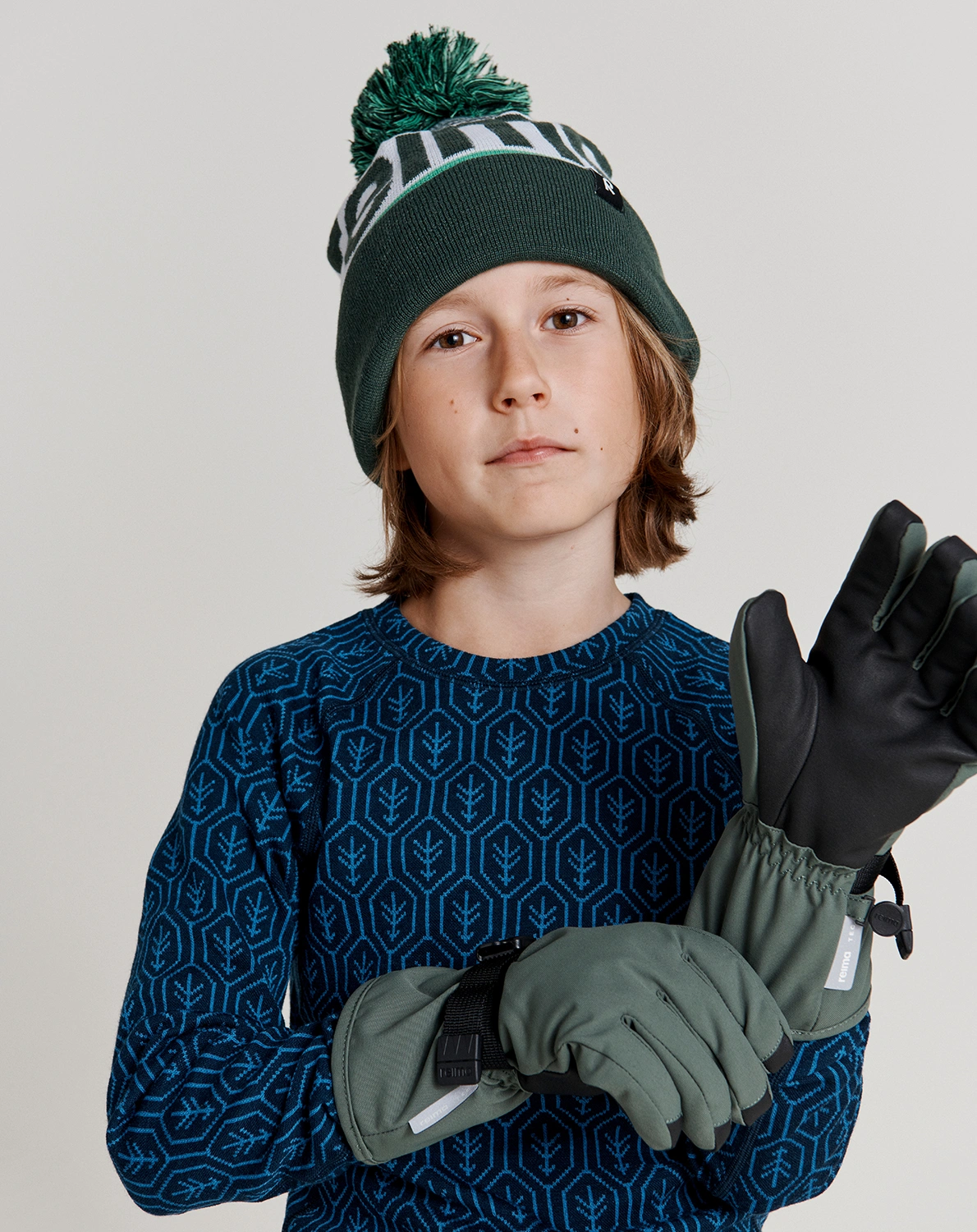 Fingerhandschuhe TARTU in thyme green