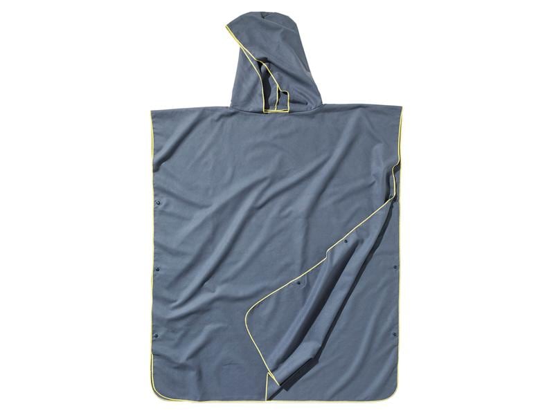 cocoon Strandtuch Beach Towel/Poncho Ultralight, Grau Stranddecke
