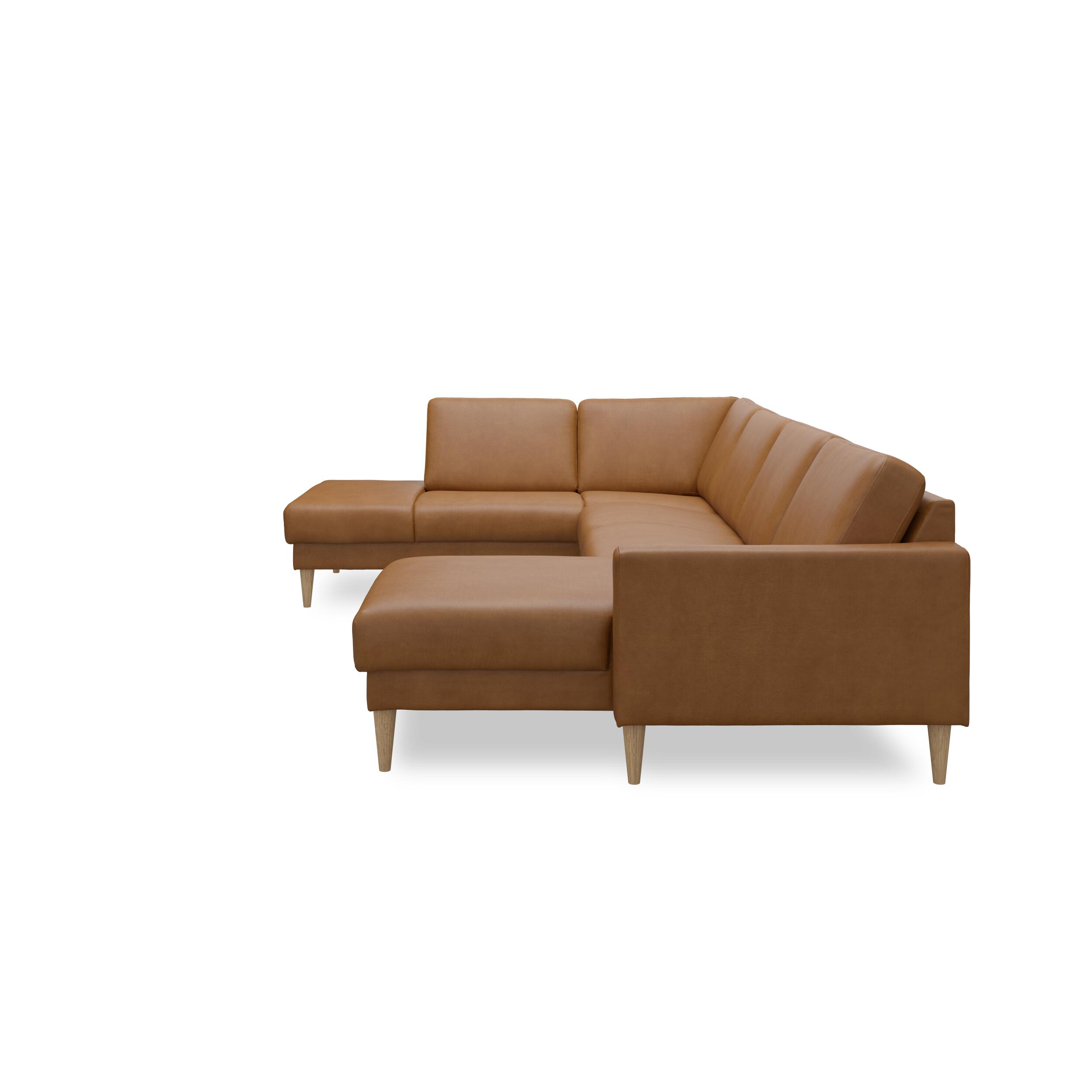 Linea højrevendt hjørnesofa med chaiselong