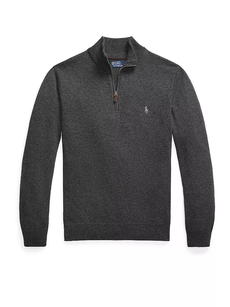 POLO RALPH LAUREN Troyer Pullover Regular Fit grau