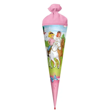 Roth Schultüte 70cm rund Bibi und Tina, Filz