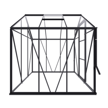 Royal Well Kate I kweekkas aluminium zwart 3,67 m²