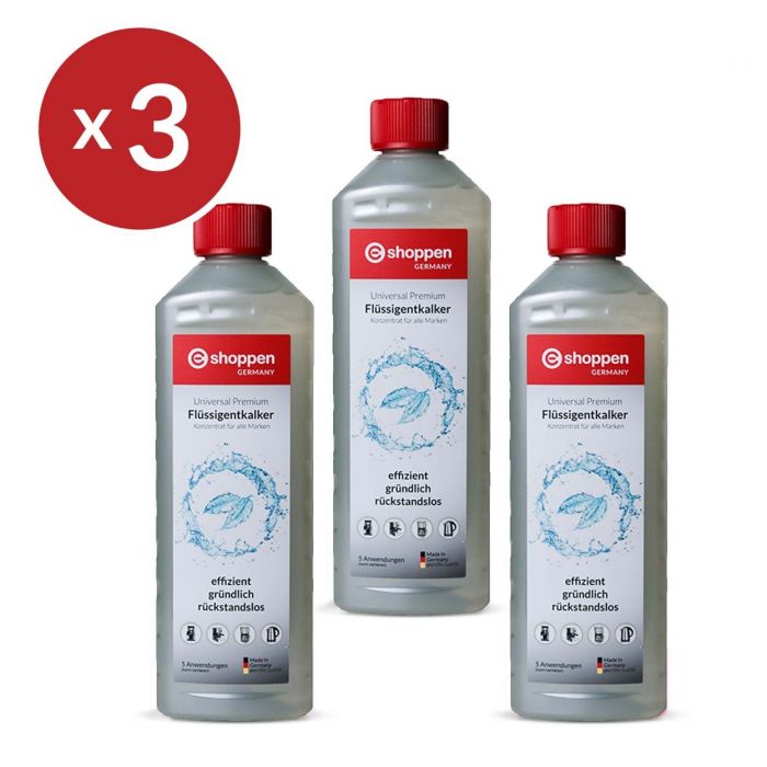 eShoppen 3er Set Flüssigentkalker á 500ml